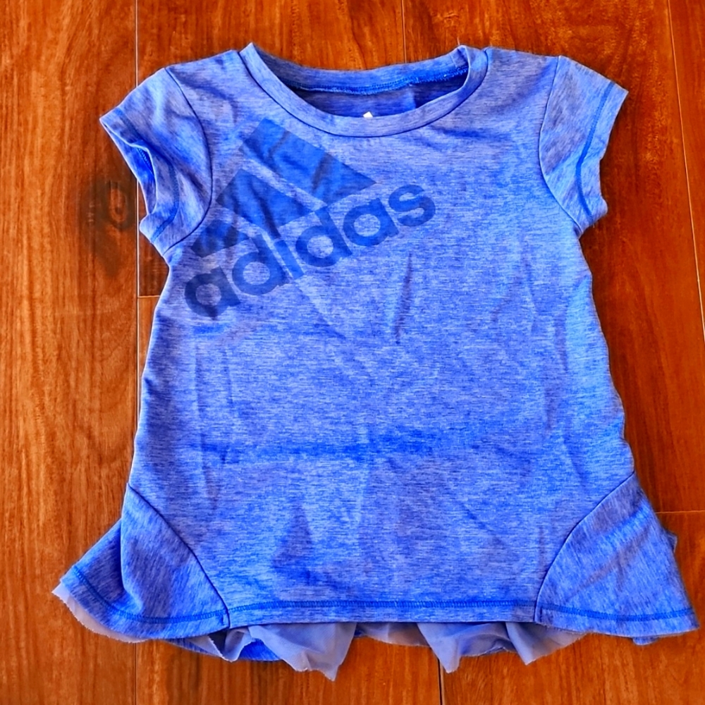 3T Blue Adidas Climalite Shirt